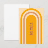 De Remerciements Soyez bien Carte pour notes - Sable (Devant / Derrière)