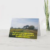 De Remerciements Soyez Heureux. Carte vide (Dos)