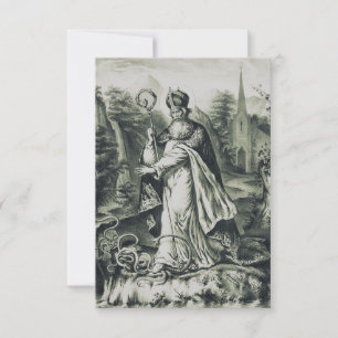 De Remerciements St. Patrick Apôtre d'Irlande Carte Sainte