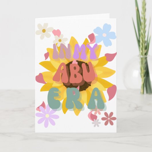 De Remerciements Sur ma carte Abu Era (Devant)