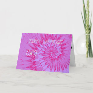 De Remerciements Teinture rose et magenta 60e Joyeuse carte d'anniv