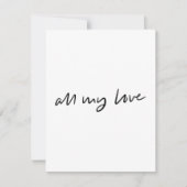 De Remerciements toute ma carte (Devant)