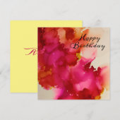 De Remerciements Toutes les occasions carte plat (Devant / Derrière)