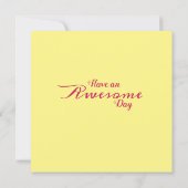 De Remerciements Toutes les occasions carte plat (Dos)