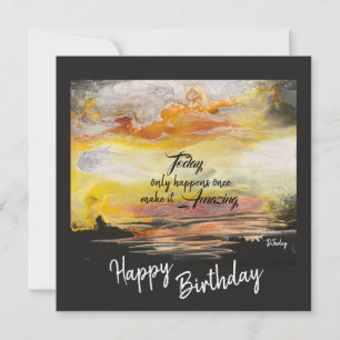 De Remerciements Toutes les occasions Carte Plat Anniversaire