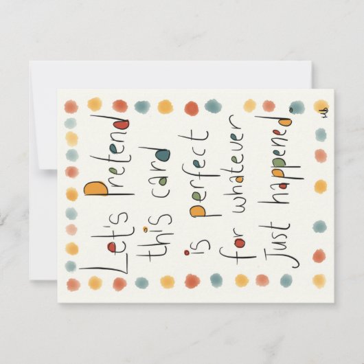 De Remerciements Une carte pour TOUTES les occasions. (Devant)