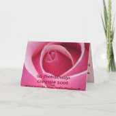 De Remerciements Une vraie carte d'ami (Dos)