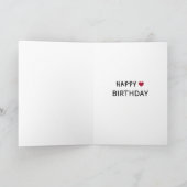 De Remerciements Vous Avez Été Aimé 23e Carte Anniversaire (Intérieur)