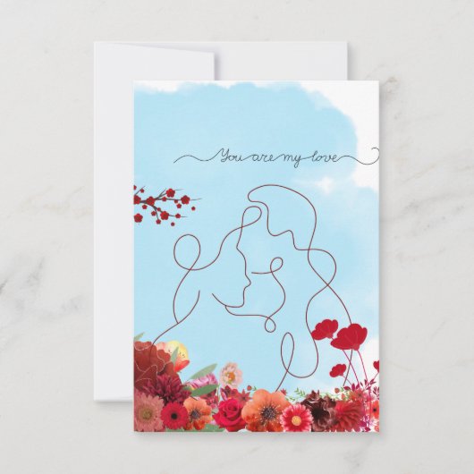 De Remerciements Vous êtes ma carte d'amour (Devant)