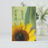 De Remerciements Vous êtes ma carte Sunshine (Debout devant)