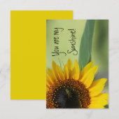 De Remerciements Vous êtes ma carte Sunshine (Devant / Derrière)