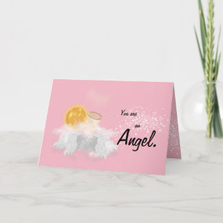 De Remerciements "Vous êtes un ange." Carte