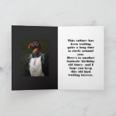 DE REMERCIEMENTS VULTURE PATIENCE CARTE D'ANNIVERSAIRE (Intérieur)