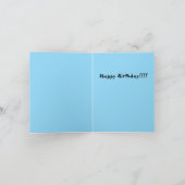 De Remerciements Whimsical Squirrel c'est une carte d'anniversaire  (Intérieur)