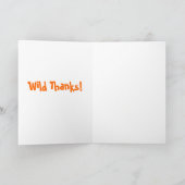 De Remerciements Wild Thing - Carte - Merci! (Intérieur)