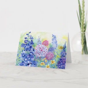 De Remerciements Wilma's Garden Blank Carte pour notes