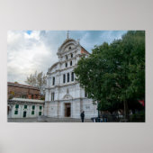 De renaissancegevel van de San Zaccaria-kerk Poster (Voorkant)
