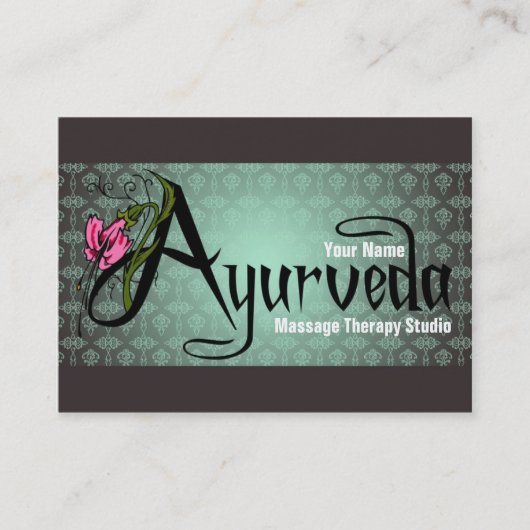 De Rendez-vous Ayurveda - Carte Affaires / Horaire (Devant)