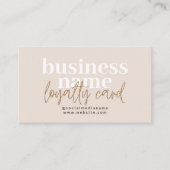 De Rendez-vous Carte Boho Loyalty Timbre Moderne (Devant)