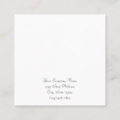 De Rendez-vous Carte d'affichage personnalisée pour les cadeaux d (Dos)