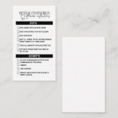 De Rendez-vous Carte d'enseignement dentaire pour soins postérieu (Devant / Derrière)