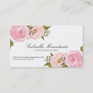De Rendez-vous Carte faite sur commande vintage florale élégant