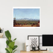 De rendezvous nabij de groene rivier poster (Thuiskantoor)