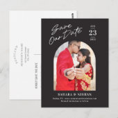 De rendy Bewerkbare Kleur van de Arch sparen het B Briefkaart (Voorkant / Achterkant)