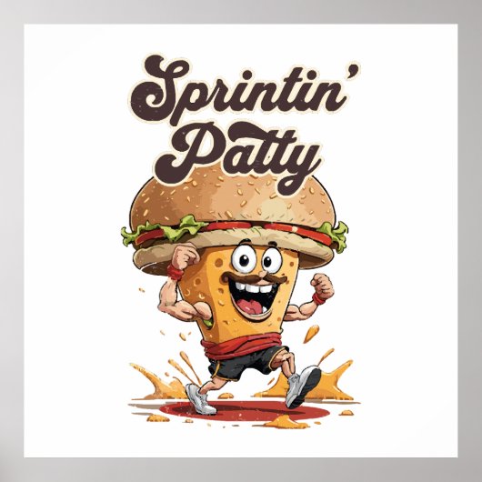 De Rennie Cheeseburger Poster (Voorkant)