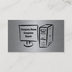 De Reparatie van de computer of Het Visitekaartje