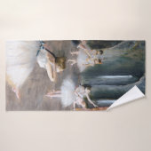 De repetitie op het podium, Edgar Degas Badhanddoek (Badhanddoek)