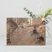 De repetitie van Edgar Degas, balletkunst (Staand voorkant)