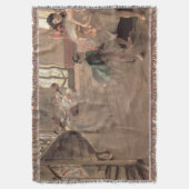De repetitie van Edgar Degas,  balletkunst Deken (Voorkant Verticaal)