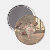 De repetitie van Edgar Degas,  balletkunst Magneet (Voorkant / Achterkant)