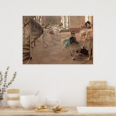 De repetitie van Edgar Degas,  balletkunst Poster (Keuken)