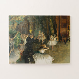 De repetitie van het ballet op het podium, Degas A Legpuzzel