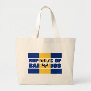 DE REPUBLIEK BARBADOS GROTE TOTE BAG