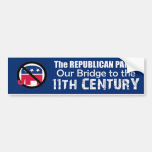 de republikeinse partij bumpersticker