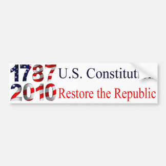 De Republikeinse sticker herstellen