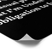 De resoluties van het nieuwe jaar grappige definit poster (Hoek)