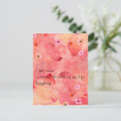 De rest van mijn leven lachen Briefkaart (Staand voorkant)