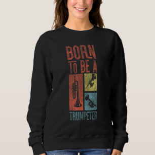De Retro van de Speler van de hefboom van Trumpet Trui