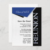 De reünie van de Date Class opslaan Aankondigingskaart (Voorkant / Achterkant)