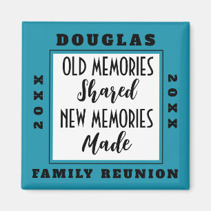 De Reunion Souvenir van de familie kiest een Magne Magneet