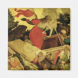 De reurrectie, panel van St. Thomas Altar Magneet