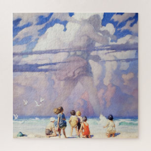 “De reus” sprookjeskunst van NC Wyeth Legpuzzel
