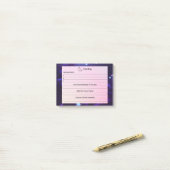 De Review-post-het Nota's van de avond Post-it® Notes (Op bureau)