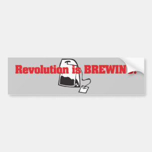 De revolutie breekt bumpersticker