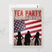 De revolutie is hier briefkaart (Voorkant / Achterkant)