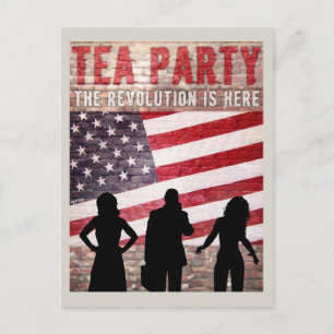 De revolutie is hier briefkaart